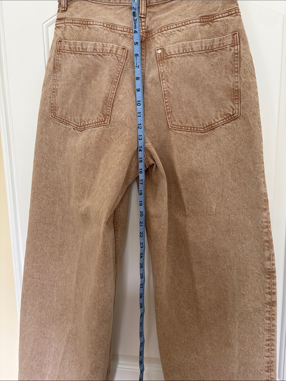 H&M Super Baggy Fit Tan Jeans - Picture 6 of 10
